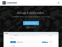 Tablet Screenshot of commando.io